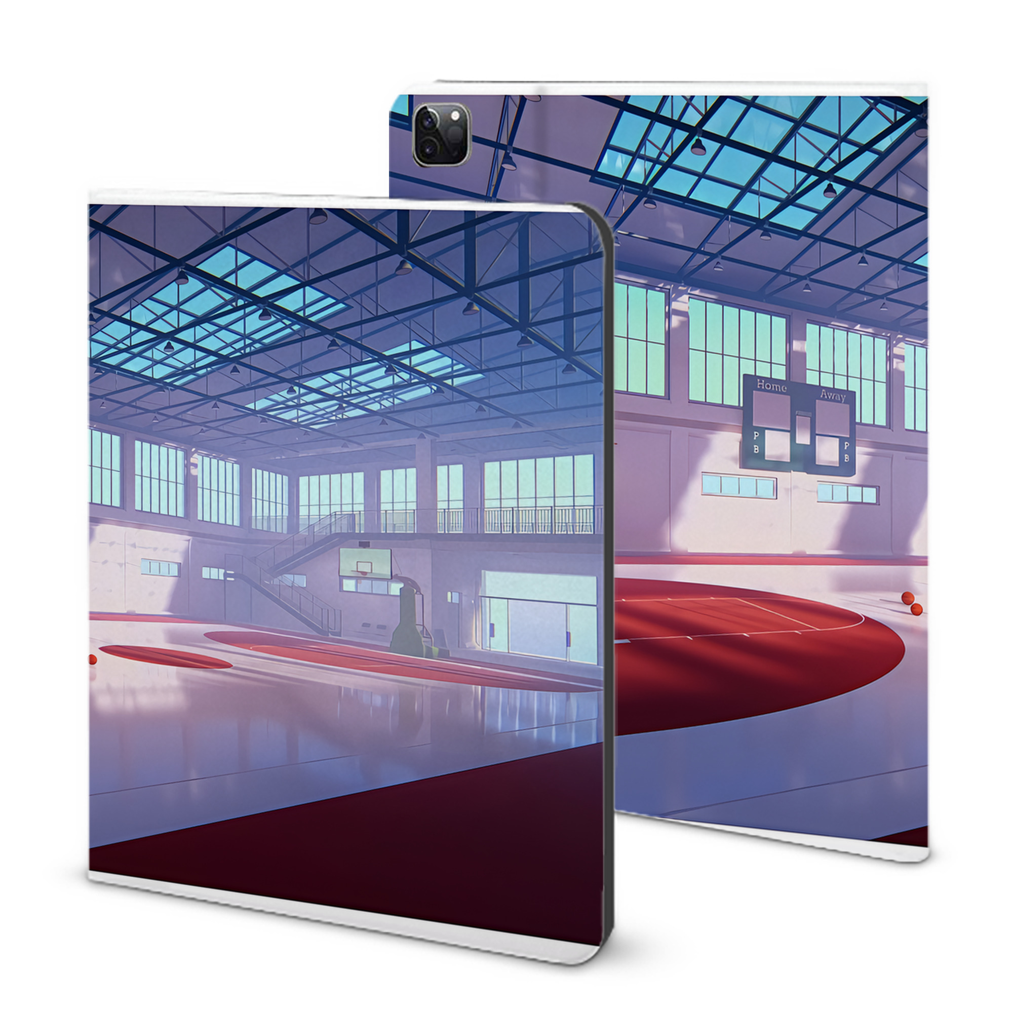 （画像用） SLAM DUNK／スラムダンク IPad ケース ブック型 PUレザー TPU 耐衝撃 軽量 薄型 ペン収納なし 全面保護 IPad 各モデル対応